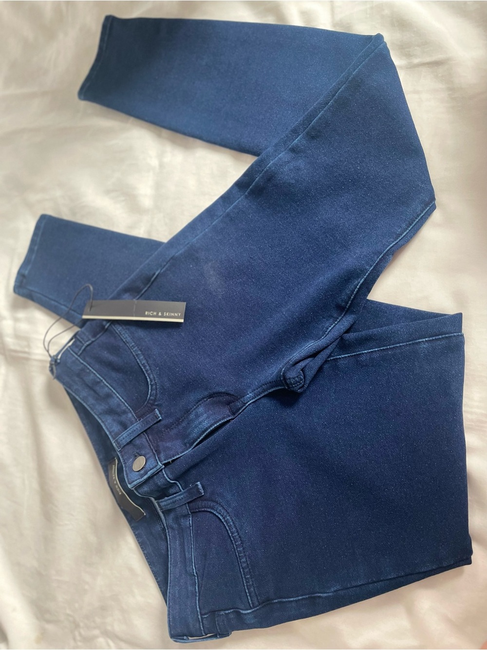 Rich & Skinny Women's Dark Blue Skinny Jeans sz 27 NWT